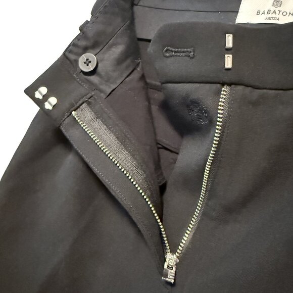 Babaton (Aritzia) Black Pleated Mini Shorts - Picture 3 of 6